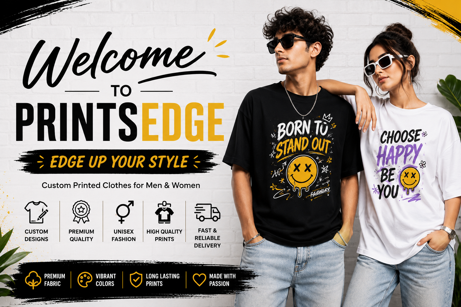 Best Printed Clothes for Men and Women in India: Why PrintsEdge is the First Choice for Custom Fashion
